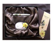 宮廷花鳥（黃刺玫）2件套
