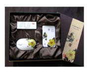 宮廷花鳥（黃刺玫）2件套
